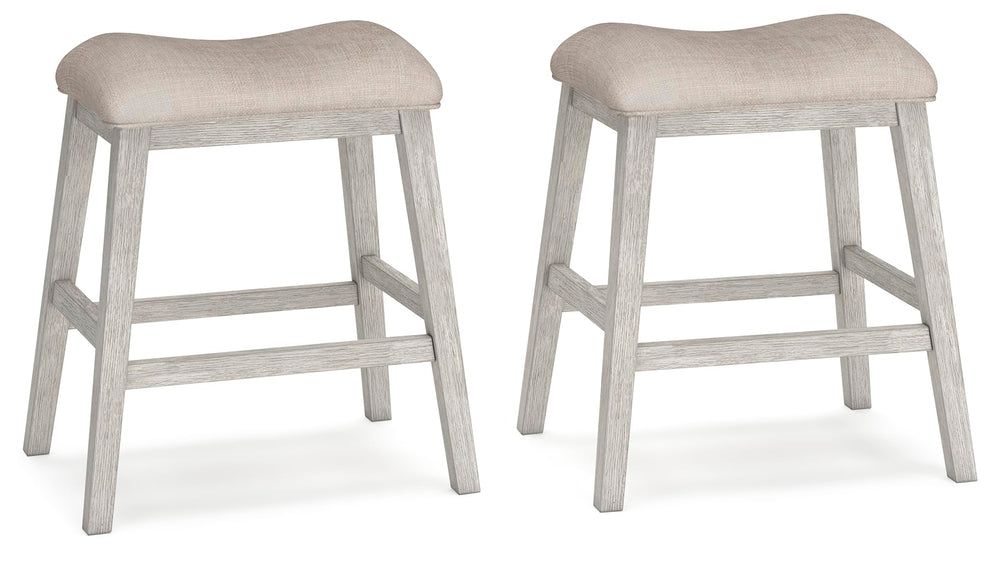 Counter Height Upholstered Barstool Set of 2