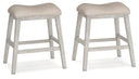 Counter Height Upholstered Barstool Set of 2