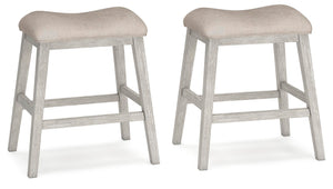 Counter Height Upholstered Barstool Set of 2