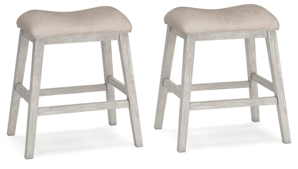 Counter Height Upholstered Barstool Set of 2