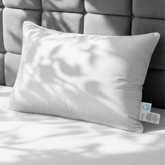 White Goose Down Pillow – 900 Fill Power, 700TC Cotton Shell