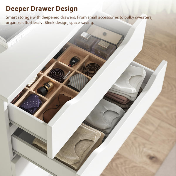 5-Drawer Dresser with Hidden Storage