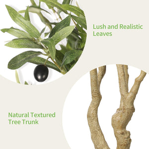 Large Artificial Olive Tree with Adjustable Branches