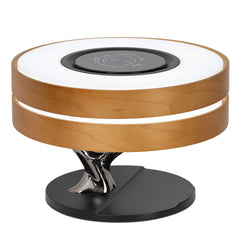 Modern Desk Lamp with Bluetooth Speaker & Wireless Charger