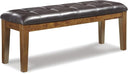 Upholstered Dining Bench with Wood Frame