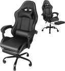 Ergonomic Gaming Chair with Footrest & Lumbar Support