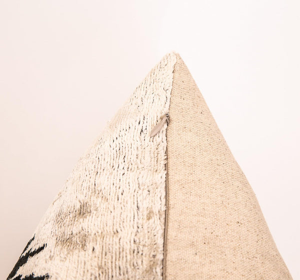 Velvet Tiger Print Throw Pillow with Down Feather Insert