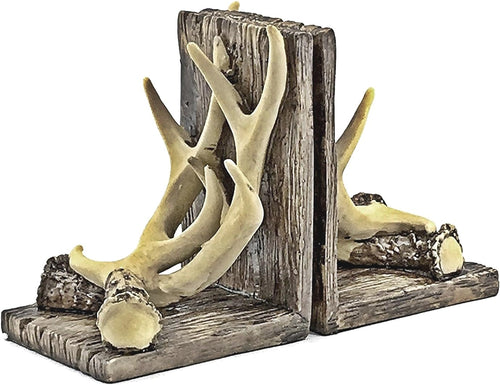 Deer Antler Bookends – Set of 2