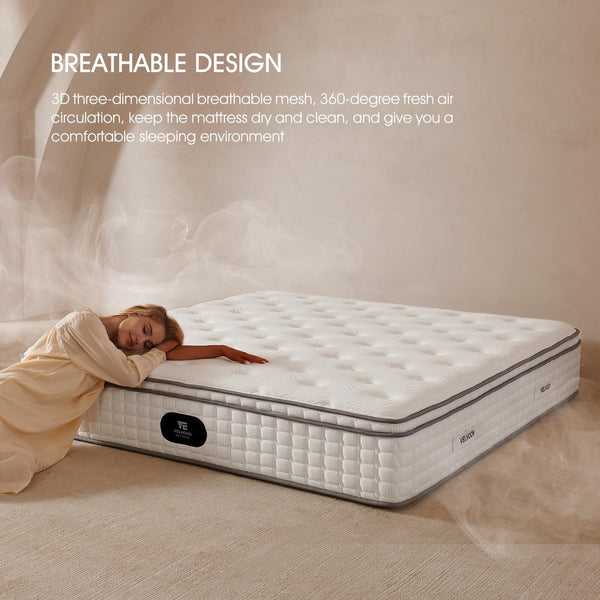 Full Mattress 12 Inch – Cooling Gel Memory Foam, Medium Firm