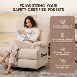 Swivel Glider Recliner Chair