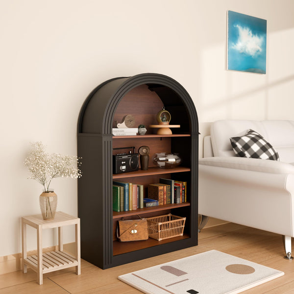 Small Arched 4-Tier Bookcase