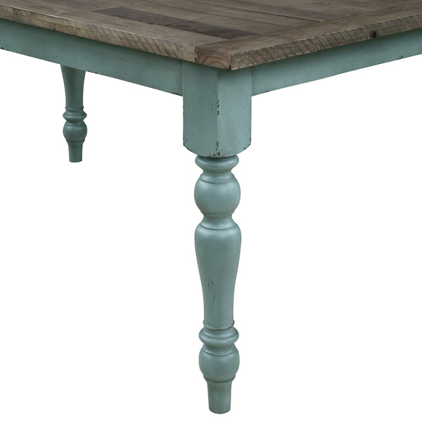 6-Piece Farmhouse Dining Set with Bench