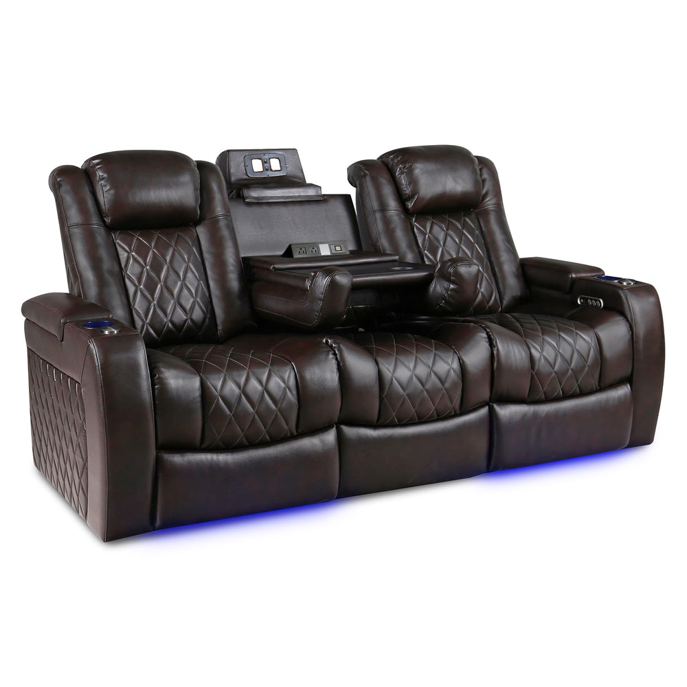 Tuscany 3-Seat Power Recliner with Center Console