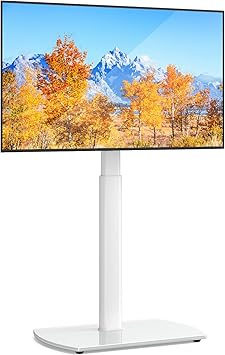 Swivel Height Adjustable TV Floor Stand for 27-70 Inch TVs