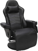 Gaming Recliner Chair with Footrest and Lumbar Support