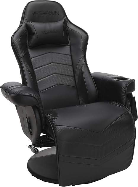 Gaming Recliner Chair with Footrest and Lumbar Support