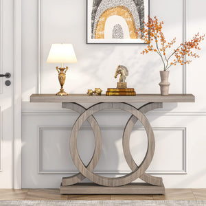 55" Geometric Console Table
