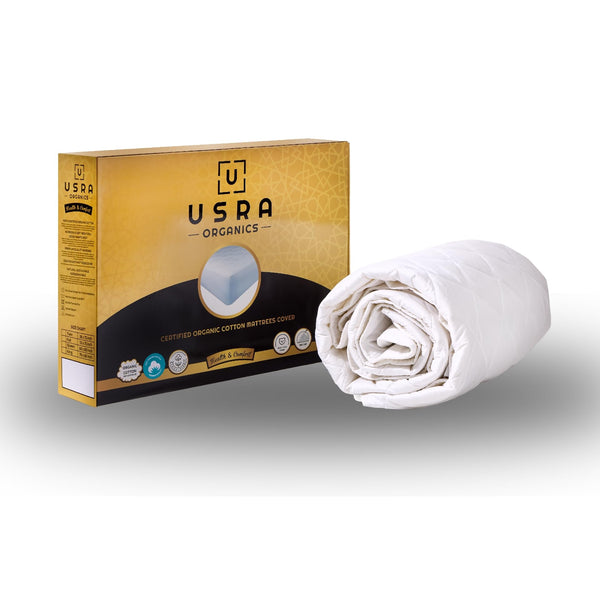100% Cotton Quilted Mattress Topper Protector