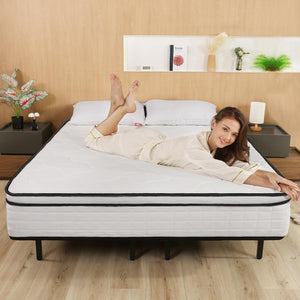 Full Size Mattress – Medium Firm Hybrid with Pocketed Springs & Cooling Foam