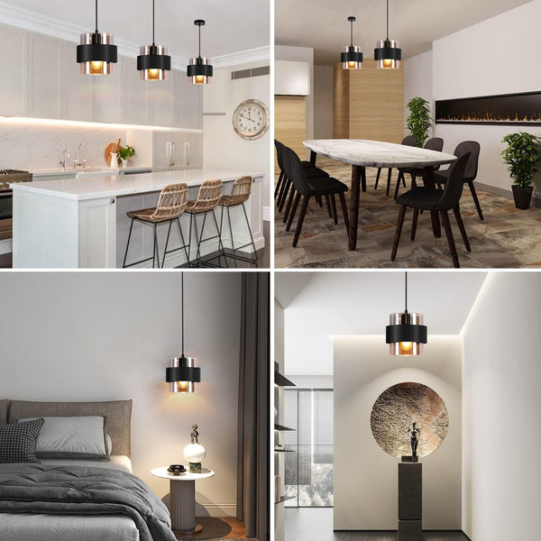 Mini Glass Pendant Light – Kitchen Island & Dining Fixture