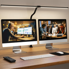 LED Desk Lamp with Clamp & Remote Control