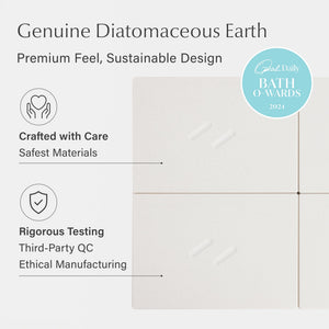 Large Quick-Drying Diatomaceous Earth Bath Mat