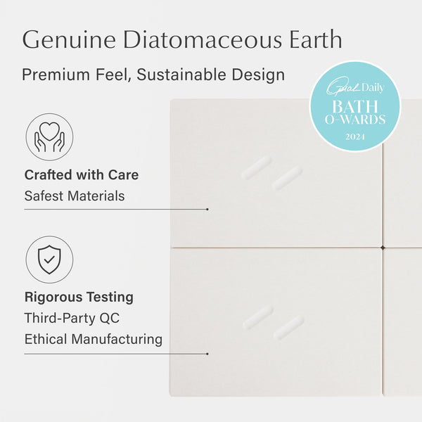 Large Quick-Drying Diatomaceous Earth Bath Mat