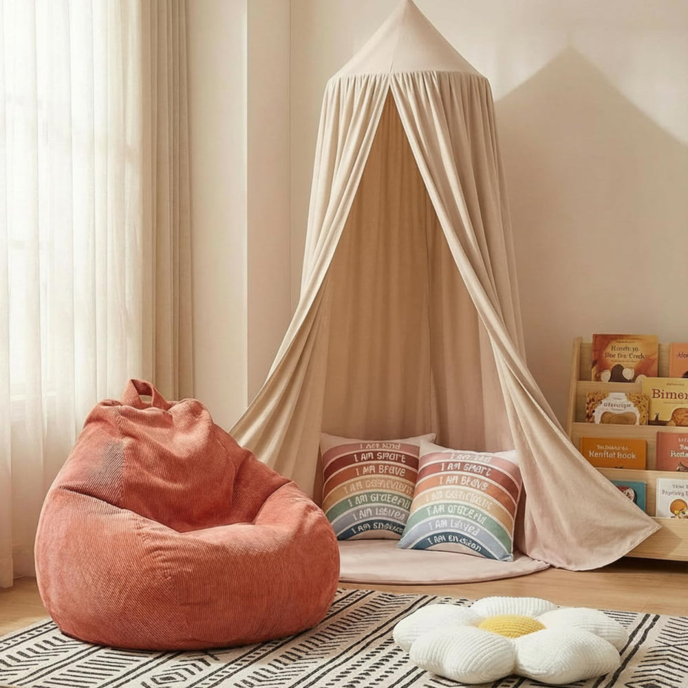 Kids Reading Nook Decor Bundle 5-Piece Set