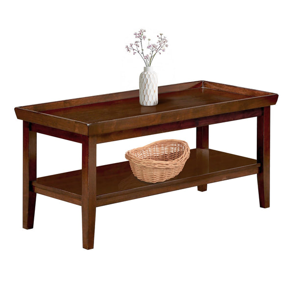 Coffee Table with Storage Shelf