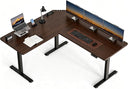 L-Shaped Electric Standing Desk — 63" x 55"