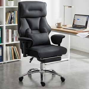 Heavy Duty Leather Office Chair 400lbs Big & Tall Executive Ergonomic
