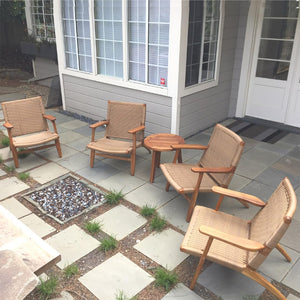 Teak Wood Midcentury Club Lounge Chair