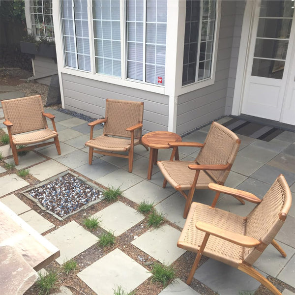 Teak Wood Midcentury Club Lounge Chair