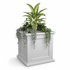 20 Inch Self-Watering Square Planter Box with Double Wall Construction