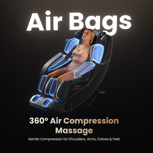 4D Full Body Massage Chair – Zero Gravity SL-Track Recliner