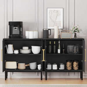 Wood Storage Cabinet with Doors