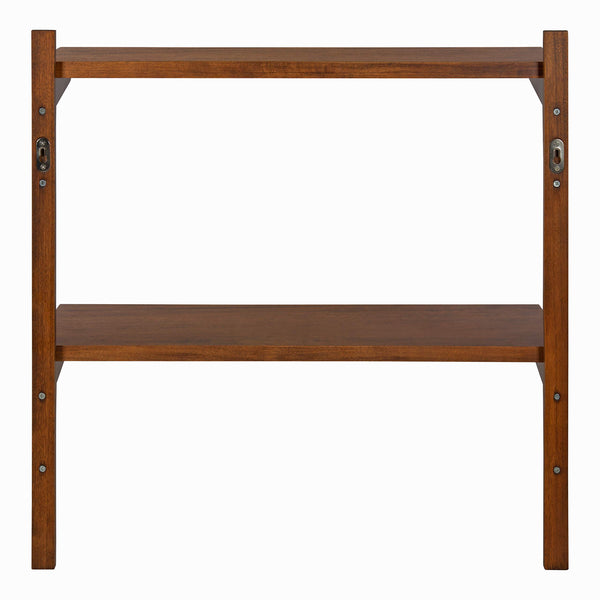 Mid-Century 2-Tier Wall Mounted Shelf