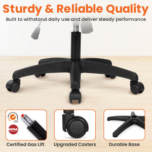 Ergonomic High Back Mesh Office Chair with Lumbar Support & Flip-Up Armrests