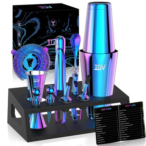 12-Piece Cocktail Shaker & Bartender Kit