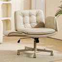 Criss Cross Chair with Adjustable Armrests & Wheels