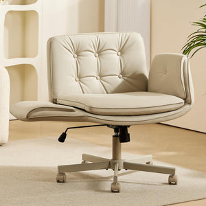 Criss Cross Chair with Adjustable Armrests & Wheels