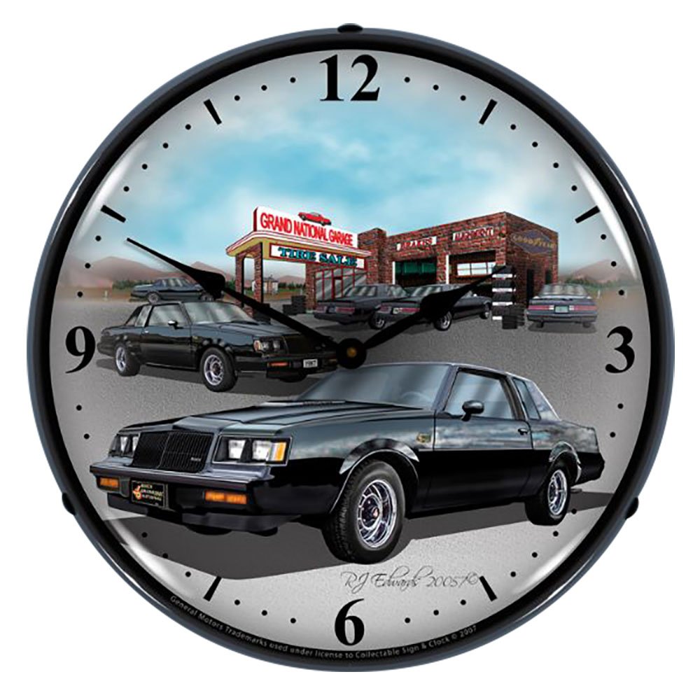 14-Inch Buick Grand National Lighted Wall Clock