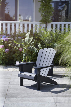 Adirondack Resin Patio Chair with Cup Holder