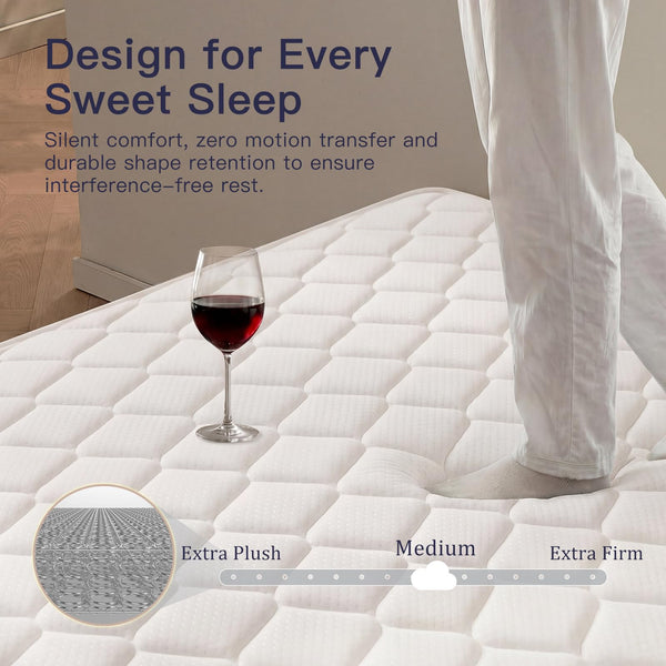 Twin 6-Inch Hybrid Mattress – Memory Foam & Pocket Coils