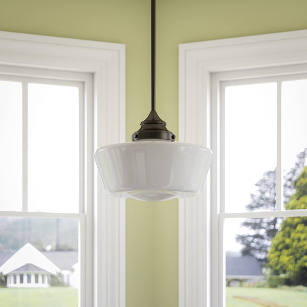Cambridge Rustic Pendant Light – Blackened Oil Rubbed Bronze
