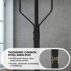 Freestanding Coat Rack with 10 Hooks