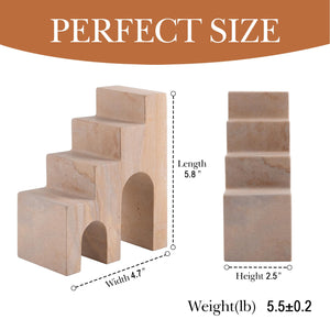 Marble Castle Bookends – Set of 2