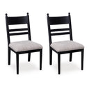 Upholstered Dining Chairs with High Back, Set of 2