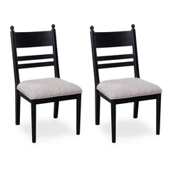 Upholstered Dining Chairs with High Back, Set of 2