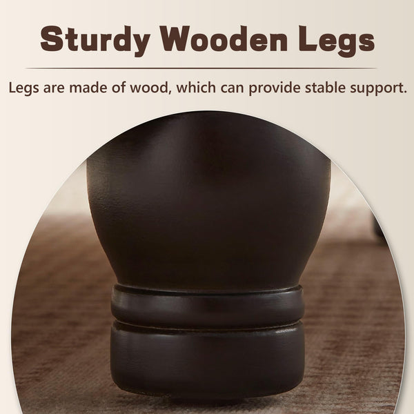 Round Storage Ottoman with Removable Top